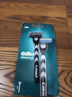 Станок для бритья Gillette, Mach3, для мужчин, 3 лезвия, 1 сменная кассета - фото 2 от пользователя