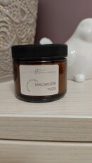 Свеча декоративная ароматическая, в стакане, Stella Fragrance, St Macaroon Yuzu, 50 гр, SF0421 - фото 4 от пользователя