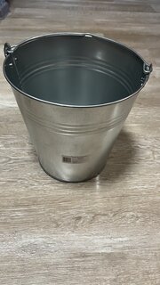 Ведро металл, оцинкованное, 10 л, хозяйственное, Шуйская посуда - фото 3 от пользователя
