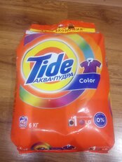 Стиральный порошок Tide, 6 кг, автомат, для цветного белья, Color - фото 9 от пользователя