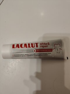 Зубная паста Lacalut, White&amp;Repair, 75 мл - фото 4 от пользователя