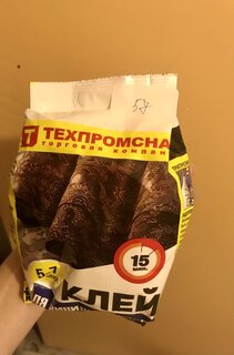 Клей для виниловых обоев, Техпромснаб, 200 г, пакет, 00102 - фото 2 от пользователя