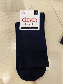 Носки для мужчин, хлопок, Clever, Market line, синие, р. 29, M1003 - фото 3 от пользователя