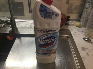 Чистящее средство универсальное, Domestos, Ультра белый, гель, 1 л - фото 1 от пользователя