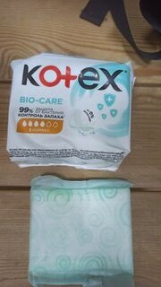 Прокладки женские Kotex, Bio-Care нормал, 8 шт, 9426150 - фото 6 от пользователя