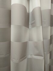 Штора для ванн 200х180 см, Peva, Полосы, капучино, STSC2828C - фото 5 от пользователя