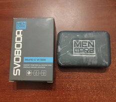 Мыло Svoboda Men Care, с углем, 100 г - фото 3 от пользователя