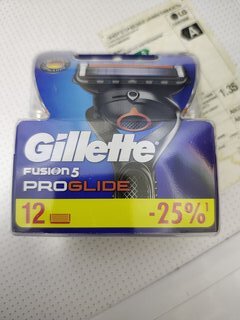 Сменные кассеты для бритв Gillette, Fusion ProGlide, для мужчин, 12 шт - фото 1 от пользователя