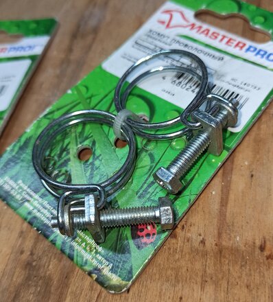 Хомут обжимной проволочный, 3/4&quot;, 2 шт, спираль, индивидуальная упаковка, MasterProf, ИС.140793 - фото 2 от пользователя