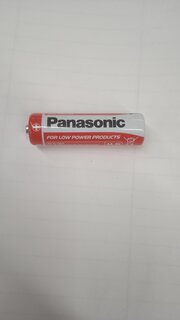 Батарейка Panasonic, АА (R6, 15D), Zinc-carbon, солевая, 1.5 В, блистер, 4 шт - фото 1 от пользователя