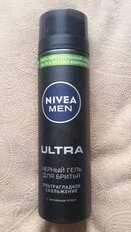 Гель для бритья, Nivea, Ultra, черный гель, 200 мл, 81789 - фото 3 от пользователя