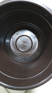 Горшок пластик, 2 л, 17 см, для цветов, коричневый, Альтернатива, Эконом, М6601 - фото 6 от пользователя