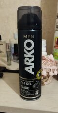 Гель для бритья и умывания, Arko Men, Black, 200 мл, 506892 - фото 2 от пользователя