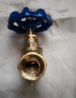 Вентиль для воды, 3/4&quot;, г-г, синий, AquaLink - фото 2 от пользователя