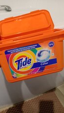 Капсулы для стирки Tide, Все в 1 Pods Color, 15 шт, капсула 22.8 г - фото 9 от пользователя