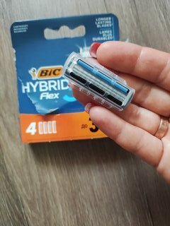 Сменные кассеты для бритв Bic, Flex 3 hibrid, для мужчин, 4 шт, 948274 - фото 4 от пользователя