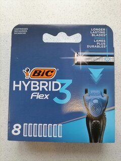 Сменные кассеты для бритв Bic, Hybrid 3 Flex, для мужчин, 8 шт, 921450 - фото 3 от пользователя