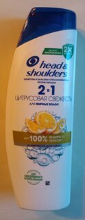 Шампунь Head &amp; Shoulders, Цитрусовая свежесть 2в1, против перхоти, 400 мл - фото 4 от пользователя