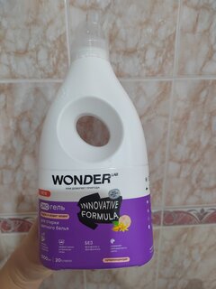 Гель для стирки Wonder Lab, 1 л, для цветного белья, Пудра и иланг-иланг - фото 1 от пользователя