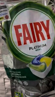 Капсулы для посудомоечной машины Fairy, All in One Лимон, 50 шт - фото 2 от пользователя