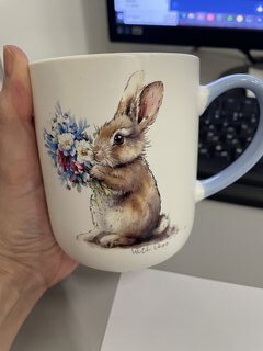 Кружка фарфор, 400 мл, Bunny, GC2503 - фото 4 от пользователя