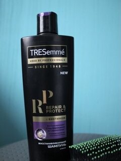 Шампунь TRESemme, Repair and Protect с биотином, для сухих и поврежденных волос, 400 мл - фото 1 от пользователя