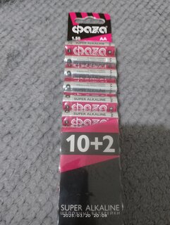 Батарейка ФАZА, АА (LR6, 15A), Super Alkaline, щелочная, блистер, 12 шт, 2854582 - фото 5 от пользователя