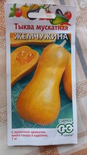 Семена Тыква, Жемчужина мускатная, 1 г, цветная упаковка, Гавриш - фото 7 от пользователя