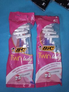 Станок для бритья Bic, Twin Lady, для женщин, 5 шт, одноразовые, 868207 - фото 3 от пользователя