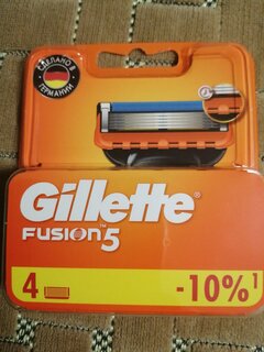 Сменные кассеты для бритв Gillette, Fusion, для мужчин, 4 шт, 81372251 - фото 6 от пользователя