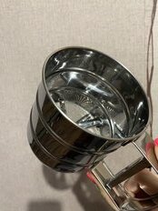 Сито-кружка для муки металл, 10 см, 375 гр, 884005 - фото 9 от пользователя