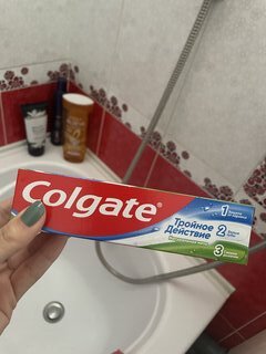 Зубная паста Colgate, Тройное действие, 50 мл - фото 1 от пользователя