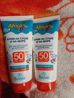 Крем для защиты от солнца, детский, Floresan, Afrika kids, SPF 50, 150 мл, 406-ФЛ - фото 6 от пользователя