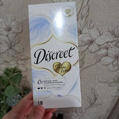 Прокладки женские Discreet, Skin Love Multiform, ежедневные, 18 шт, 0001037480 - фото 5 от пользователя