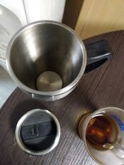 Термокружка нержавеющая сталь, 0.4 л, Daniks, колба нержавеющая сталь, SL-210 - фото 9 от пользователя