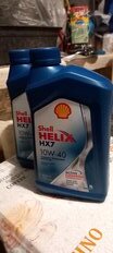 Масло моторное полусинтетическое, 10W40, Shell, Helix НХ7, 1 л, 550046365 - фото 1 от пользователя