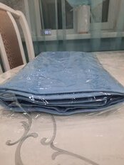Полотенце банное 70х140 см, 100% хлопок, 470 г/м2, Инфинити, небесно-голубое, Узбекистан, 3110870140 - фото 8 от пользователя