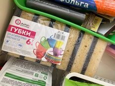 Губка для антипригарных поверхностей, 6 шт, Марья Искусница - фото 3 от пользователя