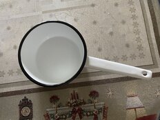 Ковш сталь, эмалированное покрытие, 1 л, стальная ручка, индукция, Appetite, Свежая зелень, 1с22c - фото 4 от пользователя