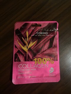 Маска для лица, Corimo, Лифтинг, тканевая, 22 г, 100% Collagen - фото 1 от пользователя