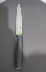 Нож кухонный Daniks, Verde, универсальный, нержавеющая сталь, 12.7 см, рукоятка пластик, JA2021121-4 - фото 1 от пользователя
