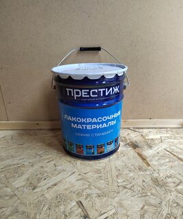 Эмаль Престиж, ПФ-115 Пром, алкидная, глянцевая, белая, 6 кг - фото 1 от пользователя
