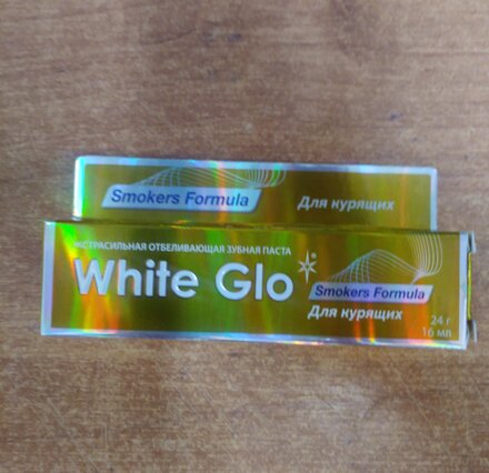 Зубная паста White Glo, Отбеливающая для курящих, 24 г - фото 1 от пользователя