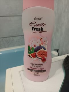 Гель для душа Вiтэкс, Exotic Fresh Инжир и сакура, 515 мл - фото 5 от пользователя