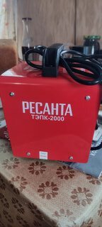 Пушка тепловая электрическая, Ресанта, ТЭПК-2000, 2 кВт, 120 м³/ч, керамический элемент, 1 режим, квадратная, 67/1/21 - фото 2 от пользователя