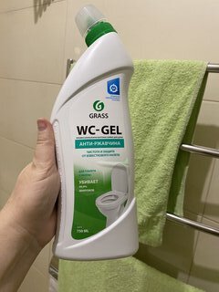 Чистящее средство для сантехники, Grass, WC-gel, гель, 750 мл - фото 5 от пользователя