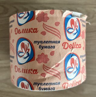 Туалетная бумага Delika, Эко, 1 слой, 10.5 м, с втулкой, серая - фото 5 от пользователя