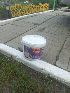 Краска воднодисперсионная, Русские узоры, полиакриловая, фасадная, матовая, белоснежная, 3 кг - фото 7 от пользователя