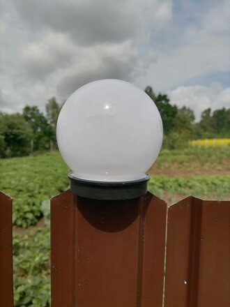 Набор светильников садовых Ultraflash, SGL-009, на солнечной батарее, шар, матовый, 6 штук - фото 5 от пользователя