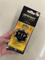 Ароматизатор в машину подвесной, сухой, Areon, &quot;VIP&quot; - Black King, 704-VIP-02 - фото 1 от пользователя